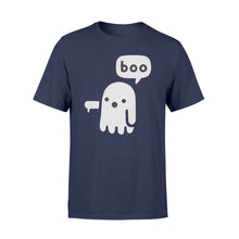 Load image into Gallery viewer, Halloween Boo Ghost T-Shirt Disapproving Ghost - Standard T-shirt