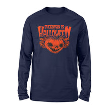 Load image into Gallery viewer, Everyday Is Halloween TShirts Horror Halloween Pumpkin Shirt - Standard Long Sleeve