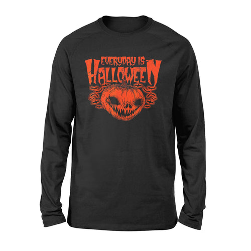Everyday Is Halloween TShirts Horror Halloween Pumpkin Shirt - Standard Long Sleeve