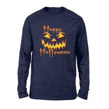 Load image into Gallery viewer, Happy Halloween 19 T Shirt - Happy Halloween 20 Purple Mini Li - Standard Long Sleeve